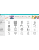 Премиум для Adult Coloring Book With Multiple Templates