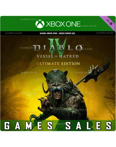 DIABLO IV VESSEL OF HATRED ULTIMATEXBOXКЛЮЧ