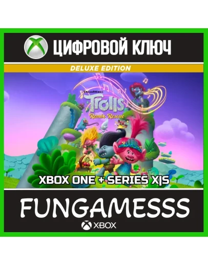 DREAMWORKS TROLLS REMIX RESCUE DELUXE EDITION XBOX