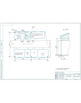 Чертеж планировка участка механической обработки детали