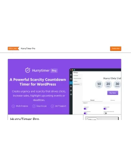 Последняя версия плагина HurryTimer PRO GPL