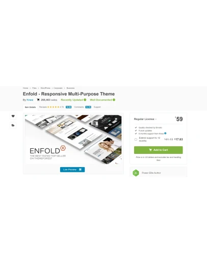 Последняя версия плагина Enfold Multipurpose Theme GPL