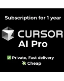 Подписка на Cursor AI Pro 1 год Подписка на Cursor AI Pro 1 год
