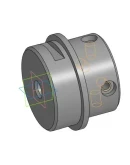 Чертеж и 3D модель детали заглушка 15.03.05.000.000.079