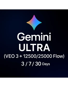 СЧЕТ GEMINI ULTRA НА 3/7/30 ДНЕЙ (VEO 3)