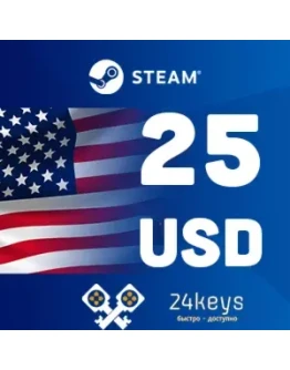 STEAM 25 ДОЛЛАРОВ (USAEUTRGBPARG)