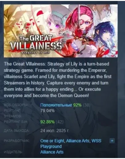 The Great Villainess Strategy of Lily STEAM GIFT РОССИЯ