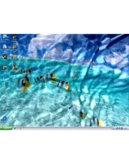 Заставка добавляющая на рабочий стол эффекты воды