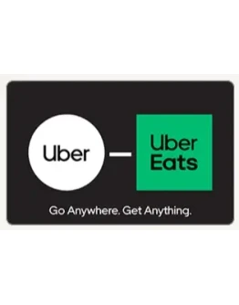 Uber &amp Uber Eats USA 25 USD