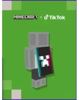 ПЛАЩ ИЗ СТАРОГО TIKTOK MINECRAFT FOLLOWERS CAPE КE