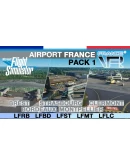 French Airports Pack 1 LFBD, LFLC, LFRB, LFST, LFM..