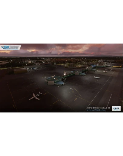 French Airports Pack 1 LFBD, LFLC, LFRB, LFST, LFM..