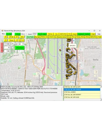 FStarter24 V2 - Flight Setup &amp POI Tool MSFS 202..