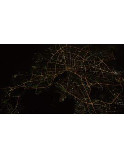 Santiago Night Enhanced MSFS