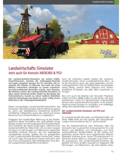 Simulator World Magazine 10-2013 (German) All Sims