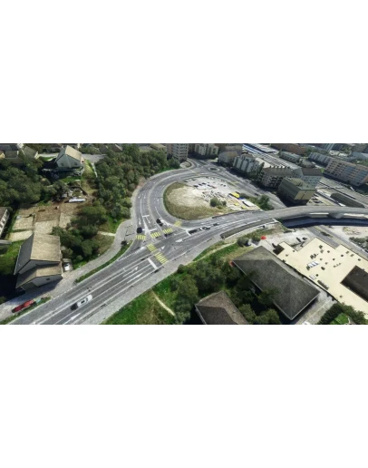 Switzerland &amp Austria HD Roads MSFS