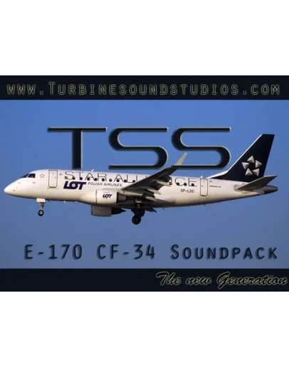E-170 CF-34 Soundpack by TSS P3D, FSX