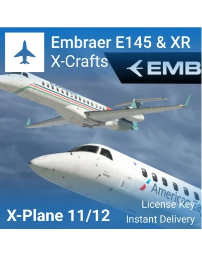 Embraer E145 &amp E145XR by X-Crafts X-Plane 11/12
