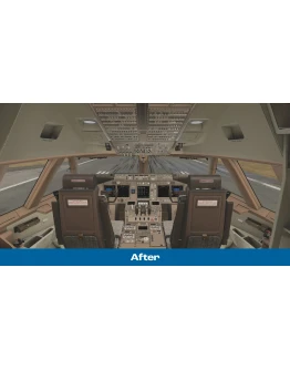 SSG 747-8 8K Cockpit &amp PBR Textures by Azrsim XP12