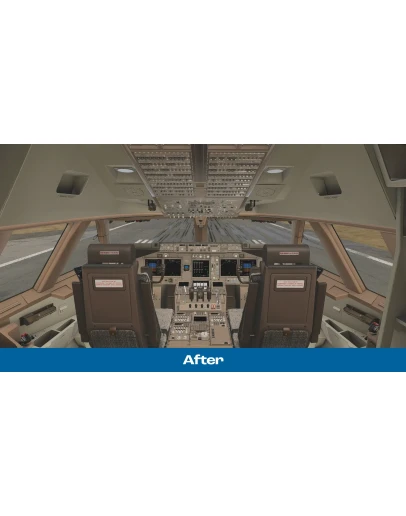 SSG 747-8 8K Cockpit & PBR Textures by Azrsim XP12 SSG 747-8 8K Cockpit & PBR Textures by Azrsim XP12