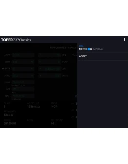 TOPER Calculator Tool - B737 Classic P3D, MSFS