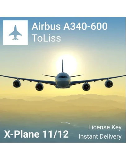 Лицензия Airbus A340-600 by ToLiss для X-Plane 12/11