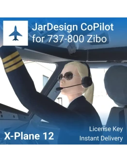 Лицензия JARDesign CoPilot для 737-800 Zibo Mod