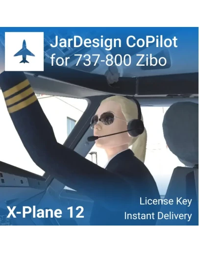 Лицензия JARDesign CoPilot для 737-800 Zibo Mod