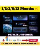 Gemini Pro Ai Veo 3 (1/2/3/6 Months) 400GB Renewal