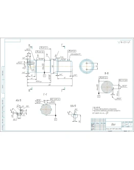 Чертеж и 3D модель детали 