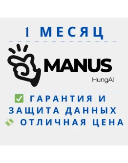 Manus (Plus/Pro) 1 месяц