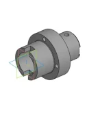 Чертеж и 3D модель детали крышка в программе Компас 3D