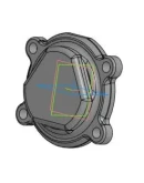 Чертеж крышка заднего подшипника промежуточного вала