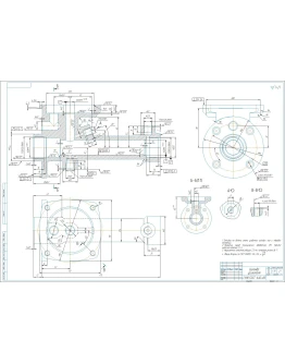 Чертеж цилиндр гидровакуумного усилителя тормозов