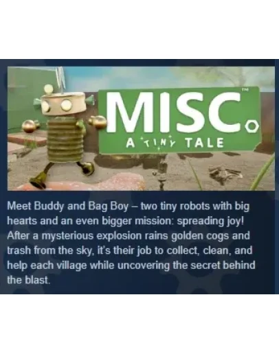 Misc. A Tiny Tale АВТОДОСТАВКА STEAM РОССИЯ