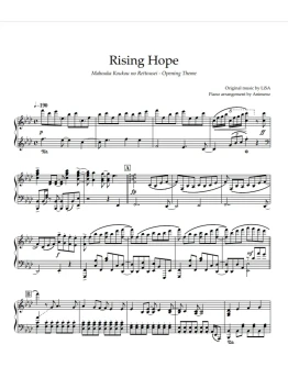 Ноты Animenz -Rising Hope Mahouka Koukou no Rettousei