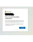 Unblocking Microsoft/Xbox Account Global SMS