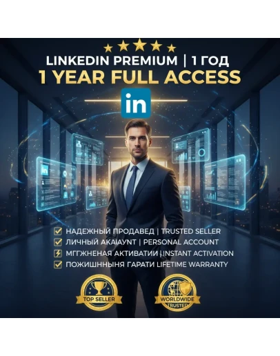 LINKEDIN PREMIUM 1 год Лучшие предложения 80