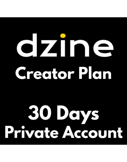 Dzine.ai Creator Plan 30-дневный личный аккаунт