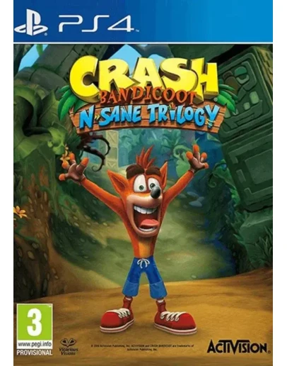 Crash Bandicoot N.SaneTrilogy PS4 Аренда 5 дней Crash Bandicoot N.SaneTrilogy PS4 Аренда 5 дней