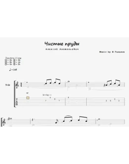 Чистые пруды - Тальков (на 2 гитарах)
