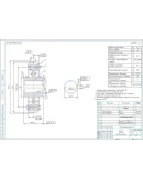Чертеж редуктор червячный, деталировка в компасе