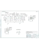 Чертеж редуктор червячный, деталировка в компасе