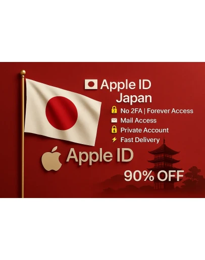 Apple ID Япония Нет 2FA Активный и готовый