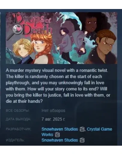 Drops of Death АВТОДОСТАВКА STEAM РОССИЯ