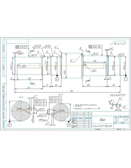 Чертеж детали 