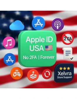 Apple ID США без 2FA полный доступ мгновенно