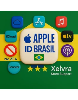 Apple ID Бразилия без 2FA полный доступ мгновенно