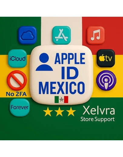 Apple ID Мексика без 2FA полный доступ мгновенно