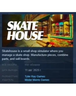 Skatehouse АВТОДОСТАВКА STEAM РОССИЯ Skatehouse АВТОДОСТАВКА STEAM РОССИЯ